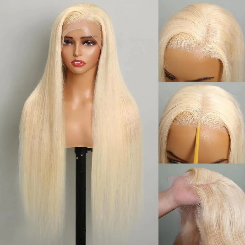 Human Hair Wigs - 613 Blonde Human Hair Wig HD