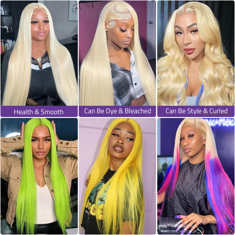 Blonde 613 Straight 13x4 Hd La - огляд і ціна Hd Lace Frontal Wig Human Hair Pre Plucked
