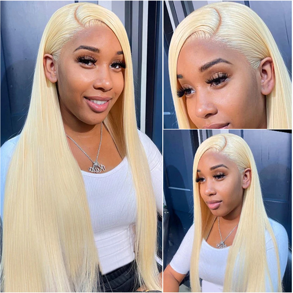 Blonde 613 Straight 13x4 Hd La - огляд і ціна Hd Lace Frontal Wig Human Hair Pre Plucked