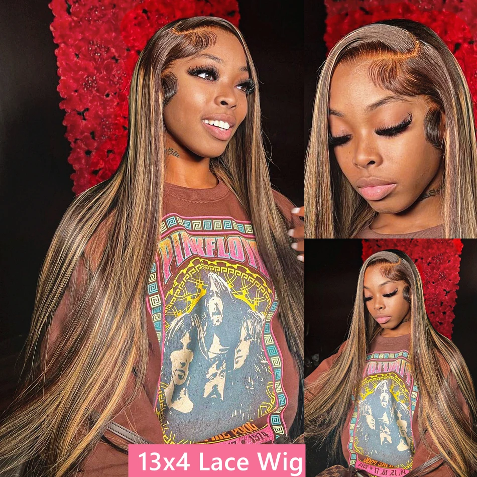 13x4 Brown Pink Blue Lace Fron - огляд і ціна 613 Blonde Body Wave Lace Front Wig