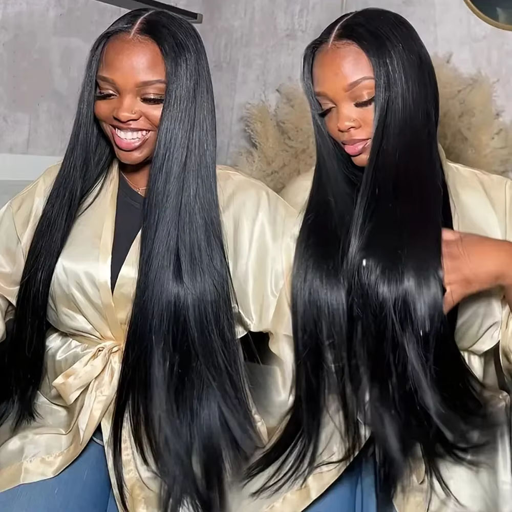 40 Inch 13x4 Transparent Strai - огляд і ціна Hd Lace Frontal Wig Human Hair Pre Plucked