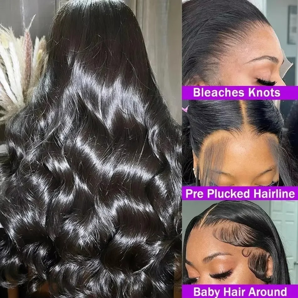 40 Inch Body Wave Human Hair W - огляд і ціна Hd Lace Frontal Wig Human Hair Pre Plucked