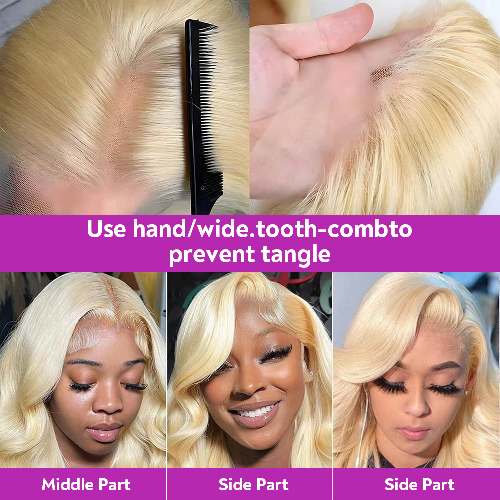 613 Honey Blonde Body Wave 13x - огляд і ціна 613 Blonde Body Wave Lace Front Wig