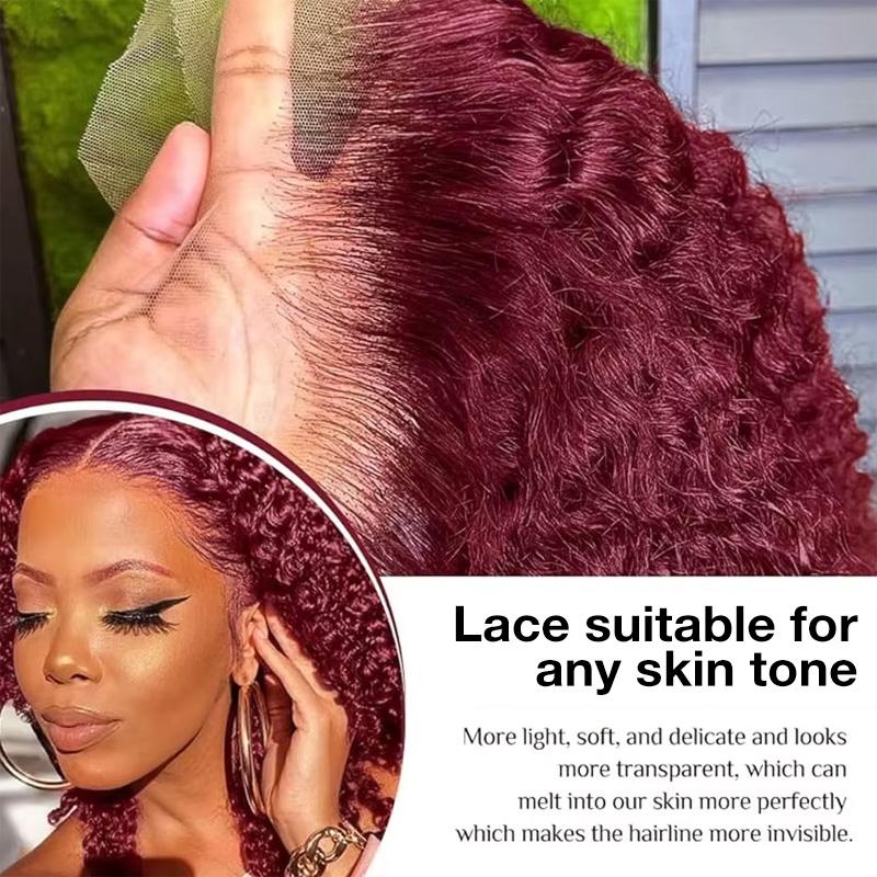 99j Deep Wave Lace Front Hair  - огляд і ціна Hd Lace Frontal Wig Human Hair Pre Plucked