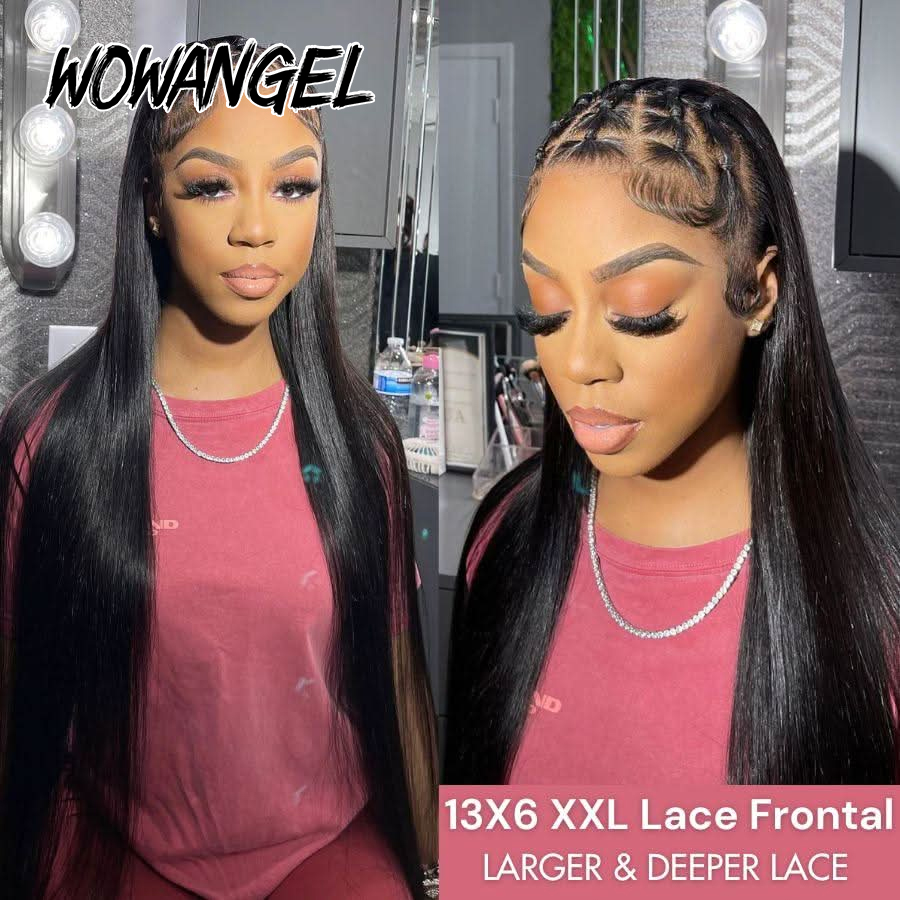 WOWANGEL Straight Lace Front W - огляд і ціна Human Hair Wigs
