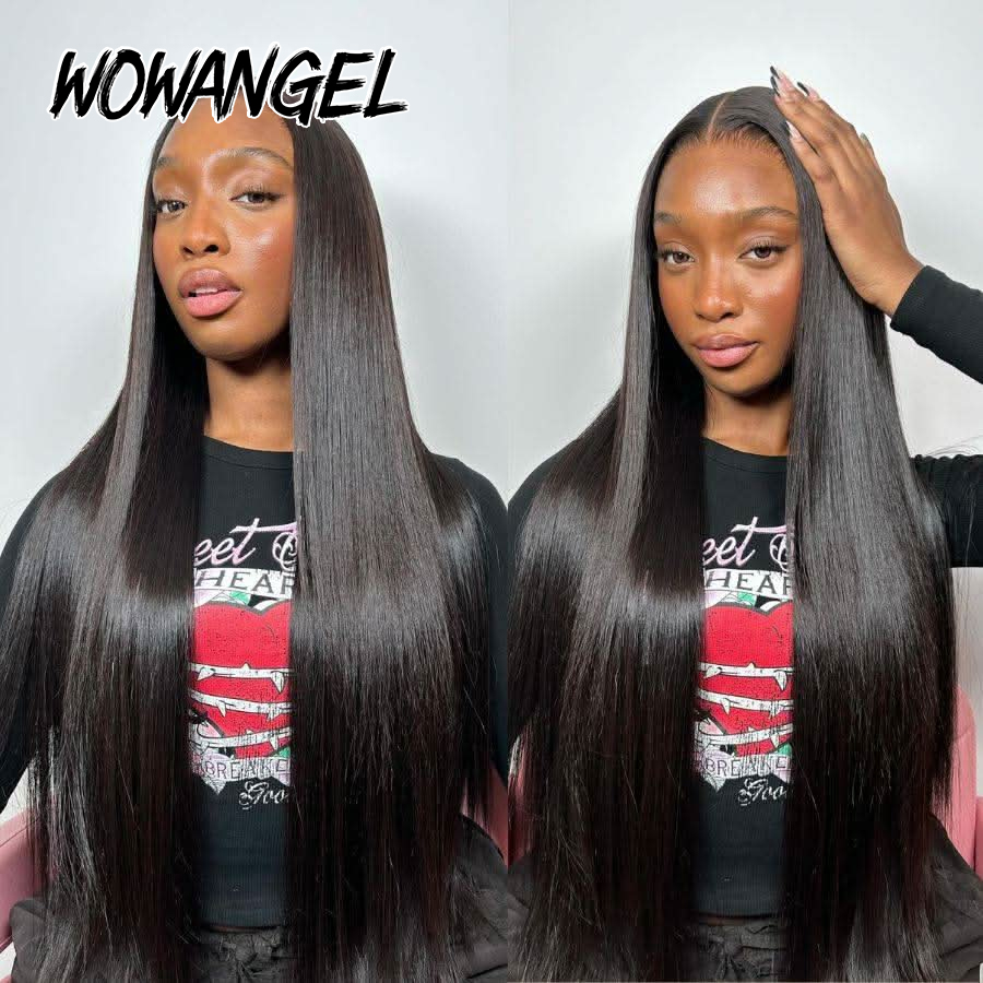 WOWANGEL Straight Lace Front W - огляд і ціна Human Hair Wigs