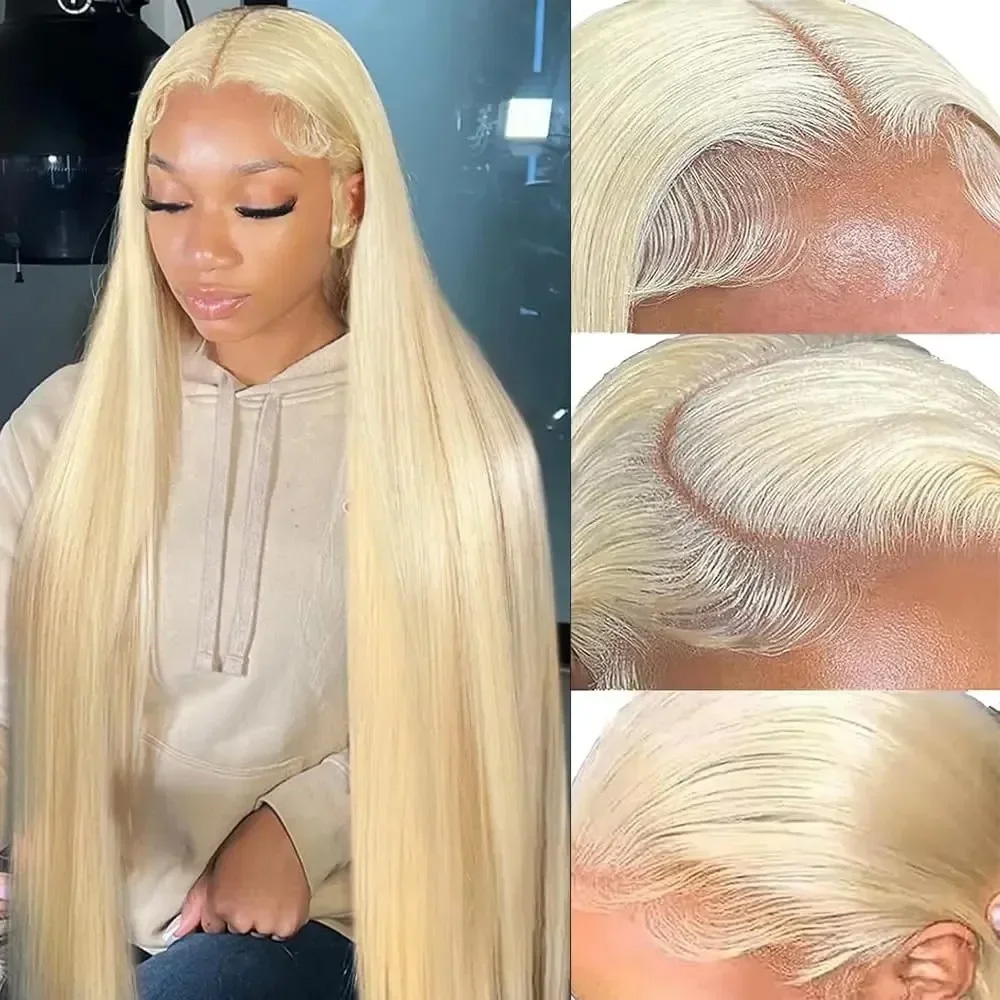 Human Hair 613 220% Density Ho - огляд і ціна Hd Lace Frontal Wig Human Hair Pre Plucked