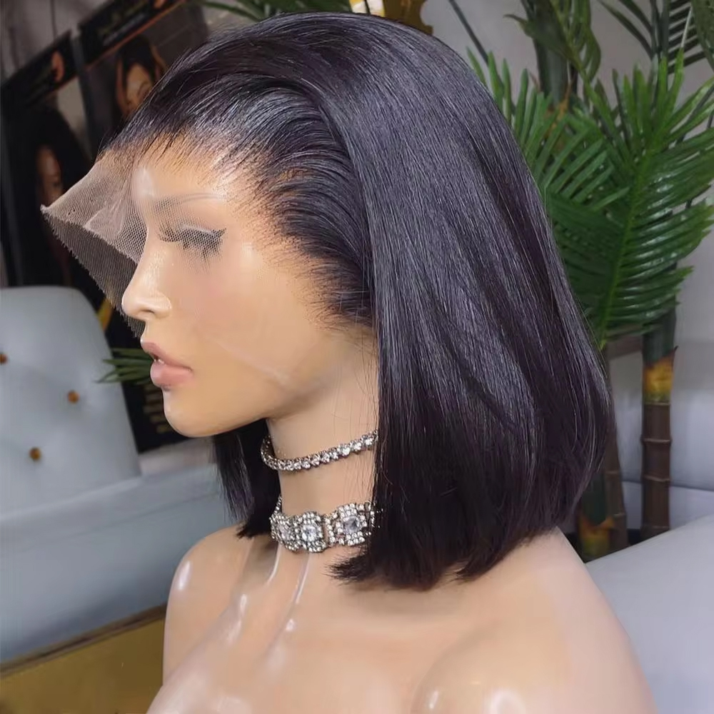 250 Density Straight 13x4 Lace - огляд і ціна Pre Parted 13X4 Lace Front Bob Wig